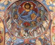 Реставрация фресок Тихвинского храма